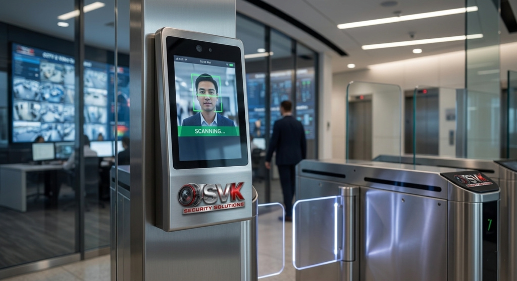 About Us 4 BIOMETRIC FACE RECOGNITION TERMINAL & FLAP BARRIER by SVK Security Solutions LLP