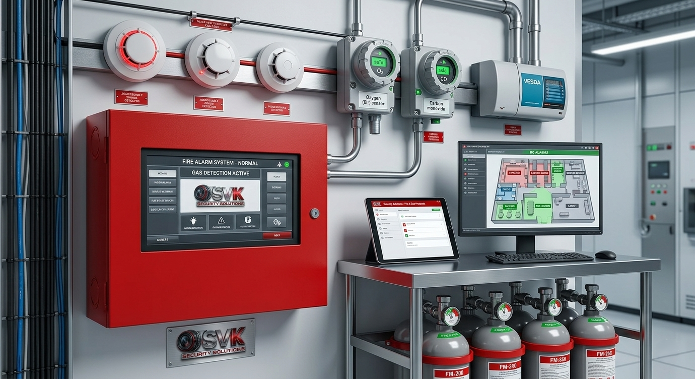 Home 3 Fire & Gas Detection Systems by SVK Security Solutions LLP